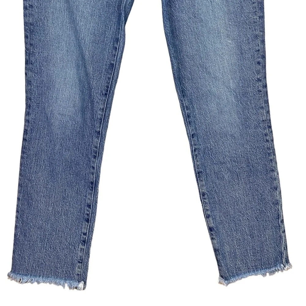 Madewell Perfect Vintage Jeans 24 High Rise Tapered Raw Hem Mom 90s Ainsworth